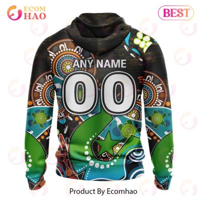 AFL Richmond Tigers Custom Name Number Special Design NAIDOC Pullover Hoodie