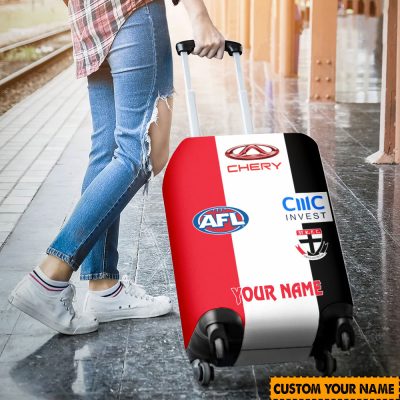 AFL St Kilda Saints Custom Name 2024 Home Jersey Luggage Cover