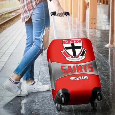 AFL St Kilda Saints Custom Name Gift For Fans Luggage Cover