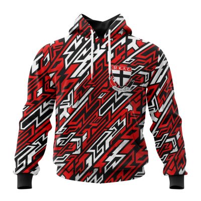 AFL St Kilda Saints Morden Art Style Pullover Hoodie