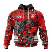 Afl Sydney Swans Custom Name Number Camo Morden Art Style Pullover Hoodie 1552.jpg - demo10