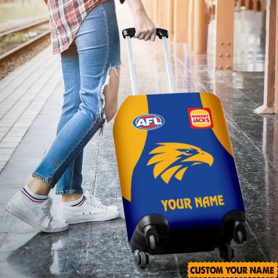 AFL West Coast Eagles Custom Name 2024 Home Jersey Luggage Cover