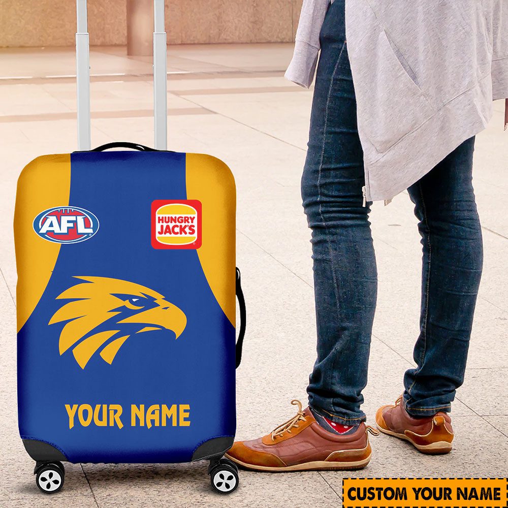 AFL West Coast Eagles Custom Name 2024 Home Jersey Luggage Cover AFL West Coast Eagles Custom Name 2024 Home Jersey Luggage Cover