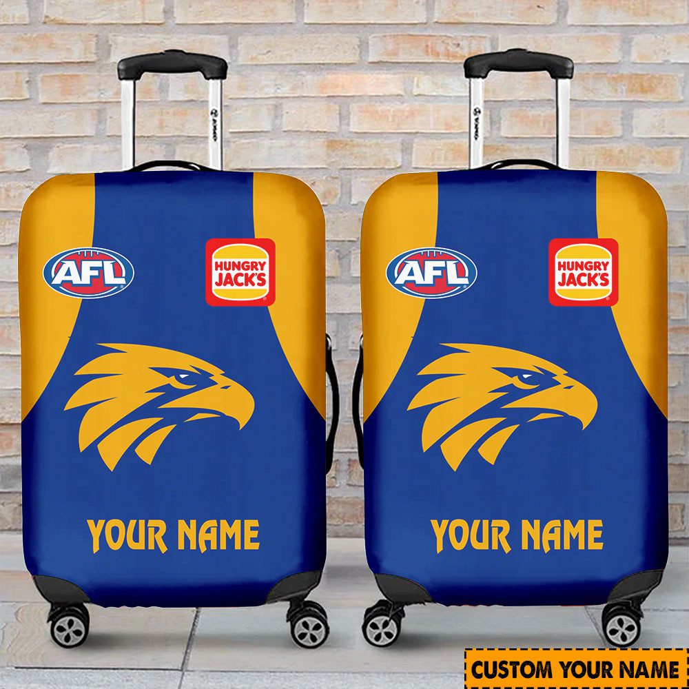 AFL West Coast Eagles Custom Name 2024 Home Jersey Luggage Cover AFL West Coast Eagles Custom Name 2024 Home Jersey Luggage Cover