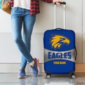 AFL West Coast Eagles Custom Name Gift For Fans Luggage Cover