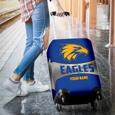 AFL West Coast Eagles Custom Name Gift For Fans Luggage Cover