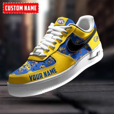 AFL West Coast Eagles Custom Name Special Edition Air Force 1 Sneakers