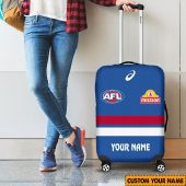 AFL Western Bulldogs Custom Name 2024 Home Jersey Luggage Cover