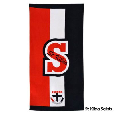 AFL St Kilda Saints Team Official Beach Towel