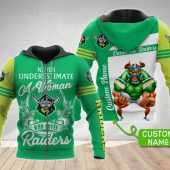 NRL Canberra Raiders Custom Name A Women Loves Raiders Pullover Hoodie