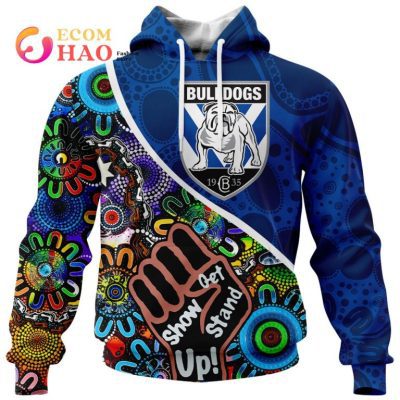 NRL Canterbury-Bankstown Bulldogs Custom Name Number Indigenous NAIDOC Week Pullover Hoodie
