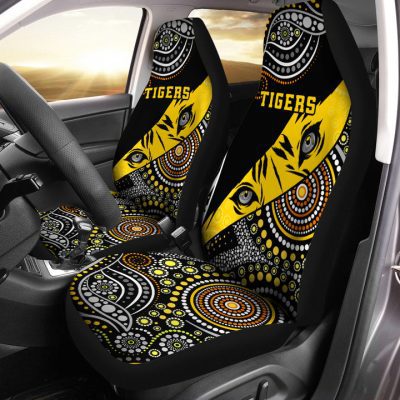 AFL Richmond Tigers Indigenous Car Seat Covers