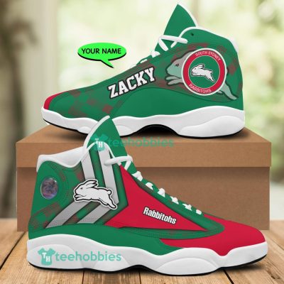 NRL South Sydney Rabbitohs Custom Name Air Jordan 13 Shoes