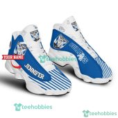 Custom Name For Fans Canterbury Bankstown Bulldogs Striped Style Air Jordan 13 Sneaker Shoes.jpeg - demo10
