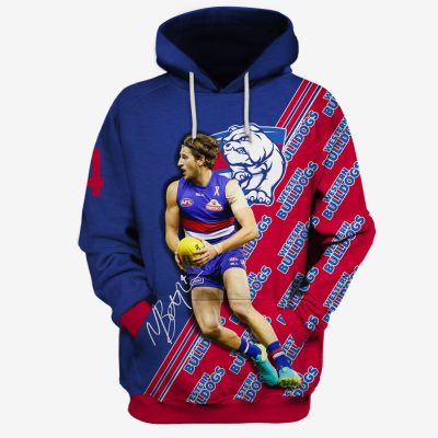 AFL Western Bulldogs Marcus Bontempelli No 4 Pullover Hoodie