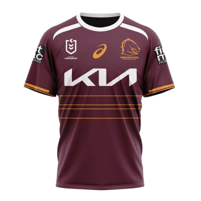 NRL Brisbane Broncos Personalized 2025 Home jersey