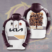 Brisbane Broncos NRL 2025 Champions 3D Hoodie Tshirt Gift For Broncos Fans-BR009