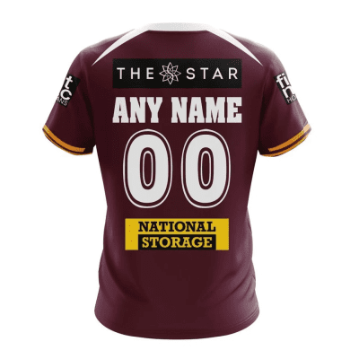 NRL Brisbane Broncos Personalized 2025 Home jersey