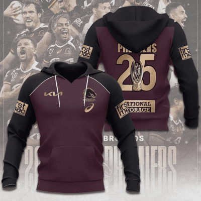 Brisbane Broncos 2025 Premiership NRL Final Game 3D Apparel