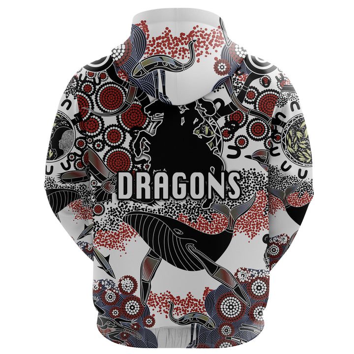 NRL St. George Illawarra Dragons Indigenous Pullover Hoodie Pullover Hoodie NRL St. George Illawarra Dragons Indigenous Pullover Hoodie Pullover Hoodie