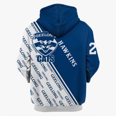AFL Geelong Cats Tom Hawkin #26 Pullover Hoodie