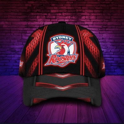 NRL Sydney Roosters New Design Black Red Classic Cap