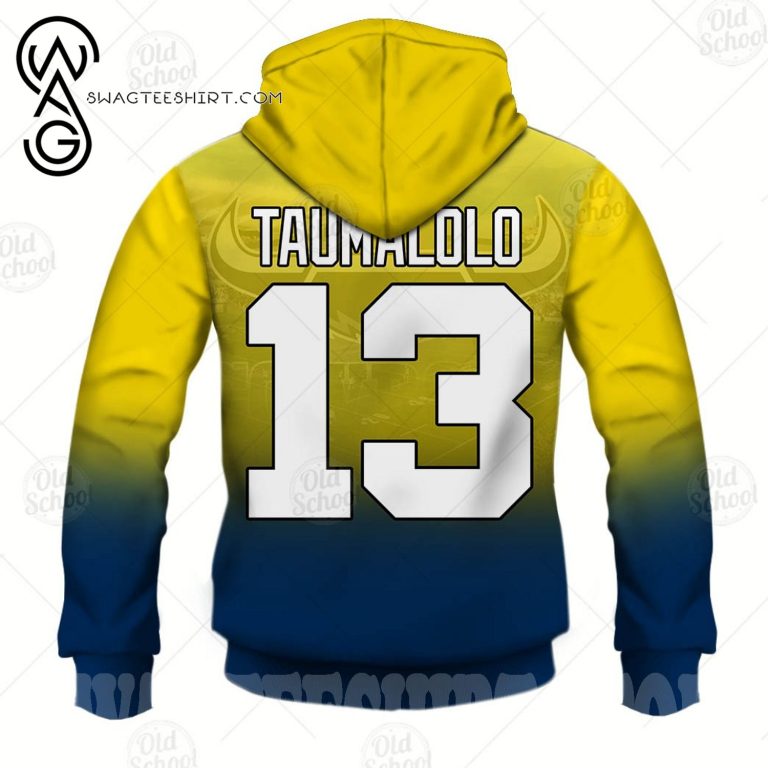 NRL North Queensland Cowboys Jason Taumalolo #13 Pullover Hoodie V2 NRL North Queensland Cowboys Jason Taumalolo #13 Pullover Hoodie V2