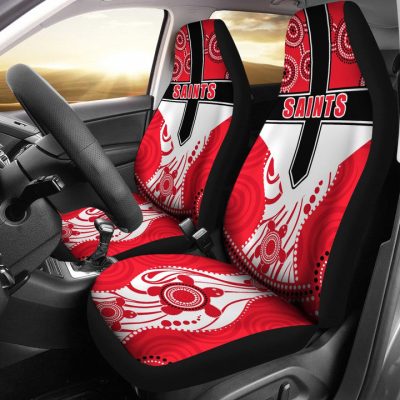 AFL St Kilda Saints Enthusiasm Indigenous Car Seat Covers