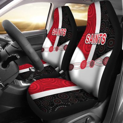 AFL St Kilda Saints Indigenous Car Seat Covers V2