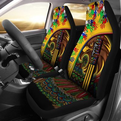 AFL Hawthorn Hawks NAIDOC Week Aboriginal Version Special Car Seat Covers