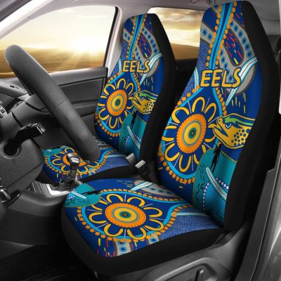 NRL Parramatta Eels Indigenous Car Seat Covers V4