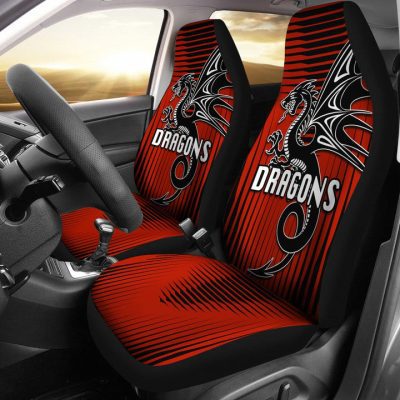 NRL St. George Illawarra Dragons Unique Car Seat Covers
