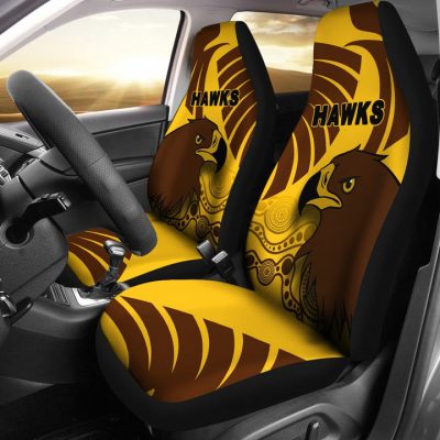 AFL Hawthorn Hawks Mascot Car Seat Covers