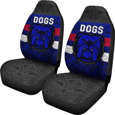 AFL Western Bulldogs Unique Vibes Car Seat Covers