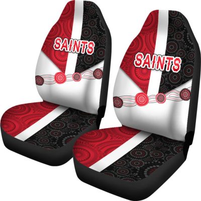 AFL St Kilda Saints Indigenous Car Seat Covers V2