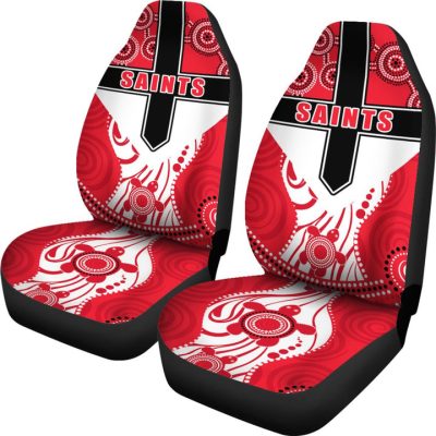 AFL St Kilda Saints Enthusiasm Indigenous Car Seat Covers