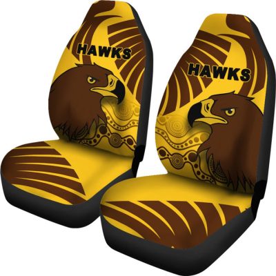 AFL Hawthorn Hawks Mascot Car Seat Covers