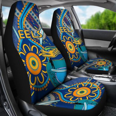NRL Parramatta Eels Indigenous Car Seat Covers V4