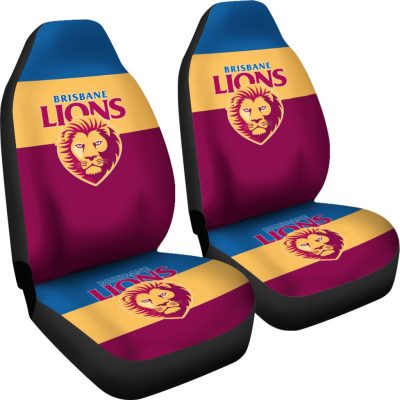 AFL Brisbane Lions Car Seat Covers