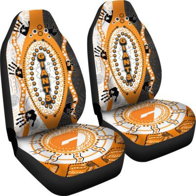 AFL Greater Western Sydney Giants Aboriginal Car Seat Covers