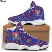 NRL Newcastle Knights Blue Indigenous Air Jordan 13 Shoes