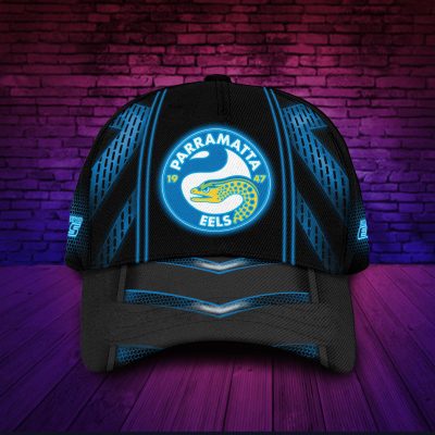 NRL Parramatta Eels Black Blue New Design Classic Cap V2