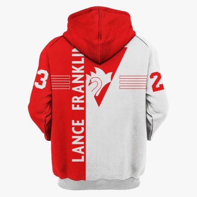 AFL Sydney Swans Lance Franklin No 23 Pullover Hoodie