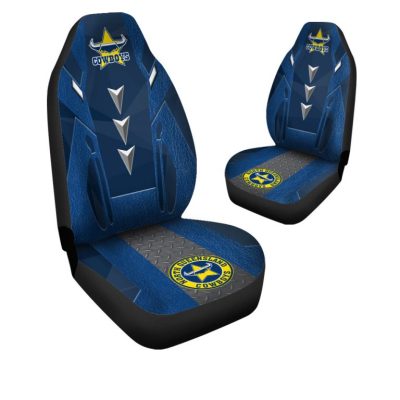 NRL North Queensland Cowboys Blue Car Seat Covers