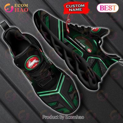 NRL South Sydney Rabbitohs Custom Name 2023 New Max Soul Shoes V2