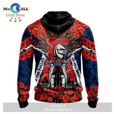 NRL Newcastle Knights 2023 ANZAC Day Pullover Hoodie