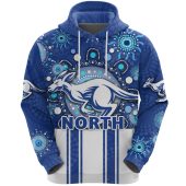 AFL North Melbourne Kangaroos Indigenous Pullover Hoodie V1