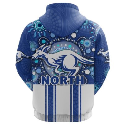 AFL North Melbourne Kangaroos Indigenous Pullover Hoodie V1