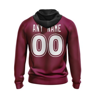 NRL Brisbane Broncos Custom Name Number 2022 ANZAC Jersey Concepts Pullover Hoodie