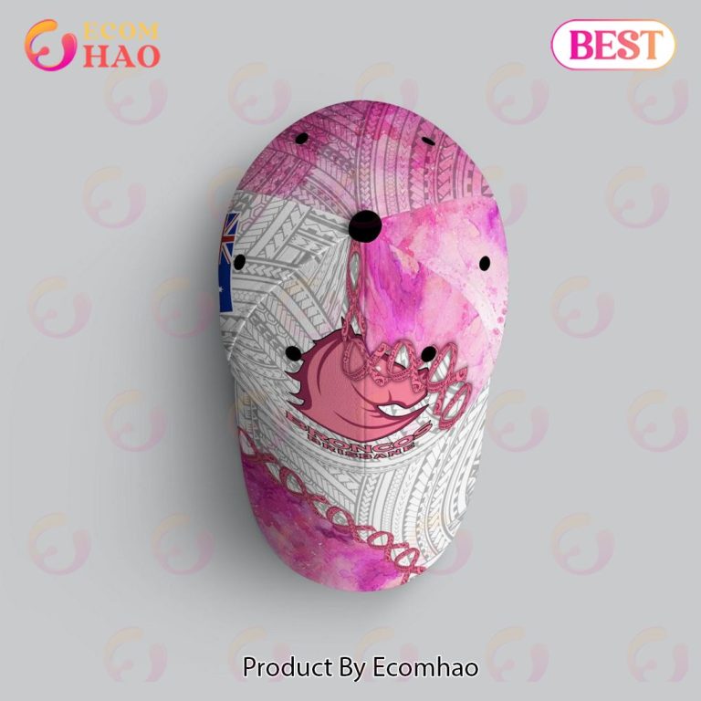 NRL Brisbane Broncos Custom Name Fight Cancer Pink Classic Cap NRL Brisbane Broncos Custom Name Fight Cancer Pink Classic Cap